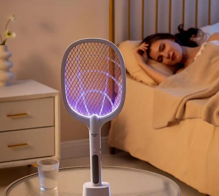 Rechargeable Mosquito Racket With Stand