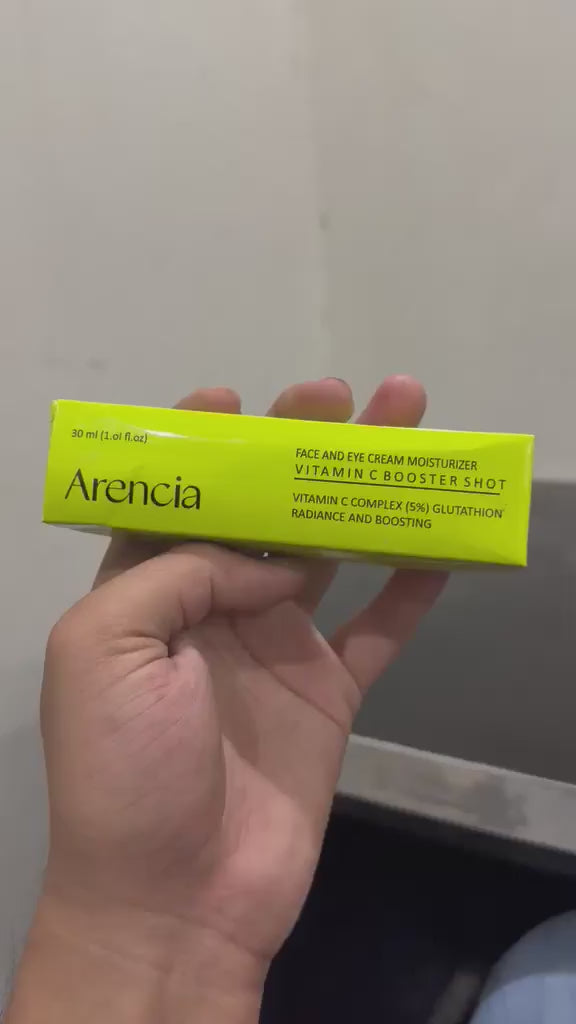 Arencia Vitamin C Booster Shot Cream Moisturizer – Vitamin C & Niacinamide Radiance Skincare