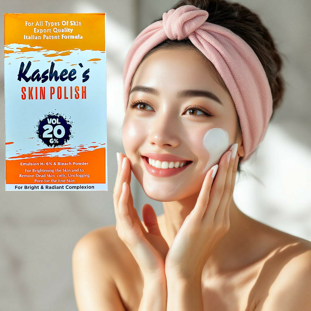 Pack of 2 Kashee's Export Quality Patent Formula Skin Polisher 120ml + Activator 60g