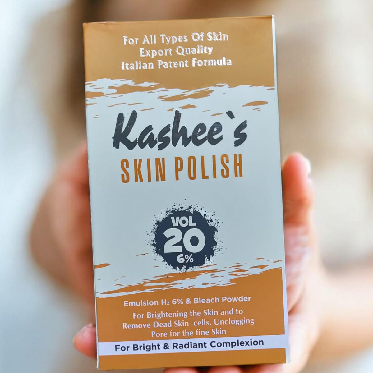 Pack of 2 Kashee's Export Quality Patent Formula Skin Polisher 120ml + Activator 60g